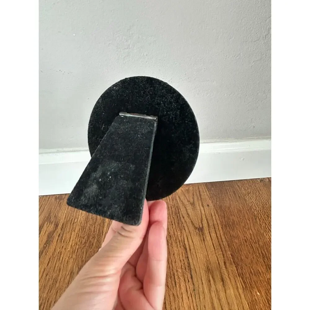 Vintage Metal Round Picture Frame Shell Crest